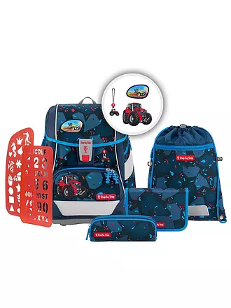 STEP BY STEP | Schultaschen Set 6tlg - 2in1 Plus Tractor Freddy | 
